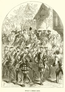 Edward VI. entering London av English School