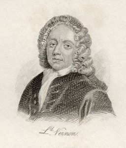 Edward Vernon, fra 'Crabb's Historical Dictionary', utgitt 1825 av English School