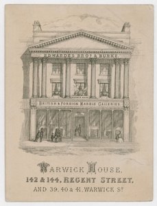 Edwardes Brothers & Burke, handelskort av English School