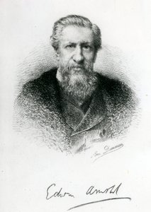 Edwin Arnold (1832-1904) (gravering) av English School