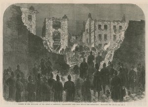 Effektene av eksplosjonen i House of Detention, Clerkenwell av English School