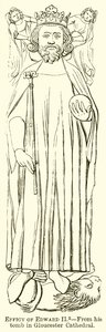 Skulptur av Edward II av English School