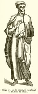 Bilde av Jean de Dreux, i kirken St. Ives de Braine av English School