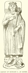 Bilde av Richard I i Rouen av English School