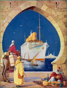 Egypt (farge litho) av English School