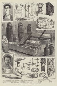 Egyptiske, greske og romerske antikviteter oppdaget av Mr Flinders Petrie av English School