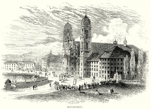 Einsiedeln (gravering) av English School