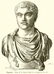 Elagabalus. (Byste av Capitol, Hall of the Emperors, nr. 57)