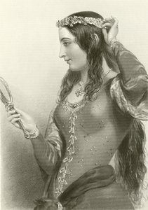 Eleanor av Provence, dronning av kong Henry III av English School