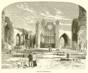 Elgin katedral av English School