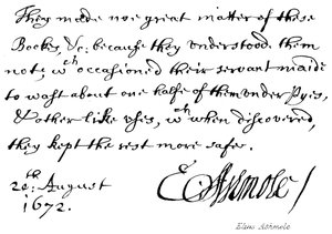 Elias Ashmole av English School