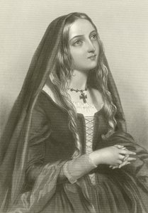 Elizabeth av Woodville, dronning av kong Edward IV av English School