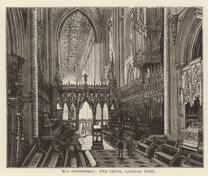 Ely Cathedral, koret, ser vestover av English School