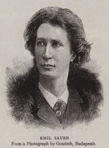 Emil Sauer (gravering) av English School