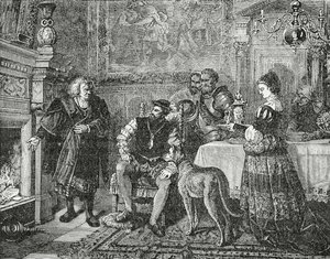 Keiser Charles V besøkte Fuggers, 1882 av English School