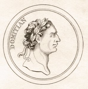 Keiser Domitian, fra 'Crabb's Historical Dictionary', utgitt 1825 av English School