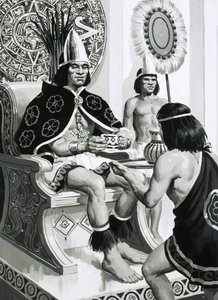 Keiser Montezuma fra aztekerne likte å drikke kakao av English School
