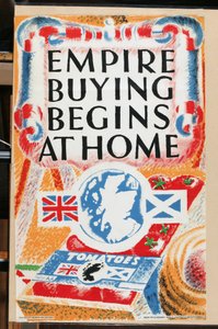 Empire Buying Begins at Home, fra serien 'The UK Shows her Produce' [6321241] (farge litho) av English School