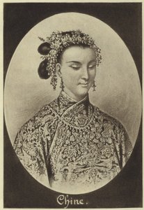 Empress Dowager Cixi (fotogravyr) av English School