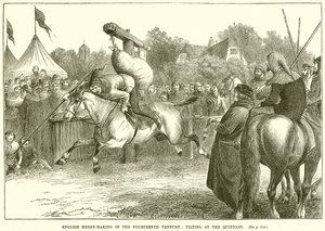 English Merry-Making in the Fourteenth Century: Tilting at the Quintain av English School