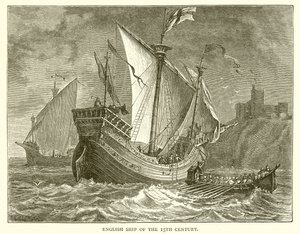 Englisches Schiff des 15. Jahrhunderts