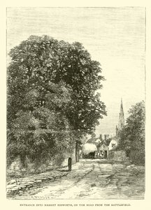 Inngang til Market Bosworth, på veien fra slagmarken av English School