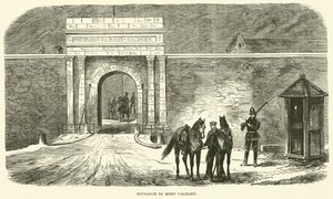 Inngang til Mont Valerien, januar 1871 av English School