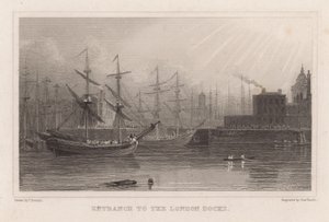 Inngang til London Docks av English School