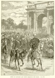 Inntreden av Napoleon og Victor Emmanuel i Milano av English School