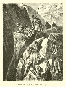 Epirots, albanere fra Epirus av English School
