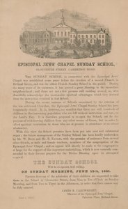 Episcopal Jews Chapel søndagsskole av English School