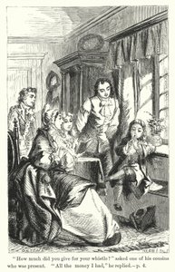 Episode i den unge Benjamin Franklins liv (gravering) av English School