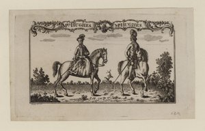 Equestrian Entertainers, Mrs Hughes og Mr Hughes, trade card av English School