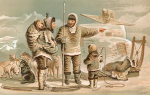 Esquimaux-familien, skifter bolig av English School