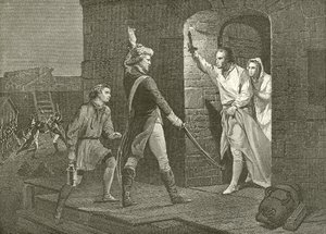 Ethan Allen på Ticonderoga av English School