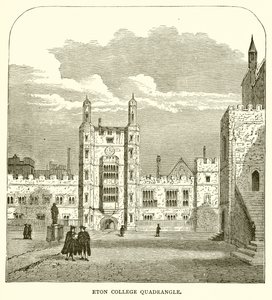 Eton College Quadrangle av English School