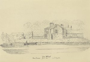 Eton Wharf, 1821 (gravyr) av English School