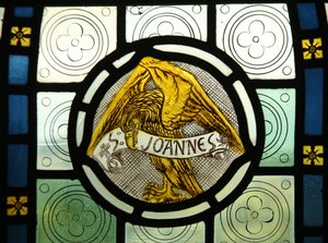 Evangelist-emblem: St John av English School