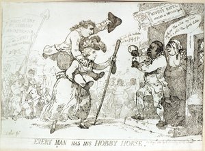Hver mann har sin hobbyhest, utgitt 1784 av English School