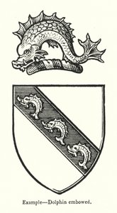 Eksempel, Dolphin embowed (gravering) av English School