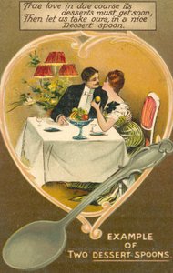 Eksempel på to ørkenskjeer (farge litho) av English School