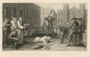 Henrettelse av kong Charles I i Whitehall av English School
