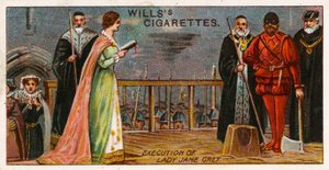 Henrettelse av Lady Jane Gray av English School