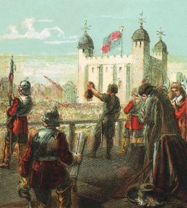Henrettelse av Lord Strafford av English School