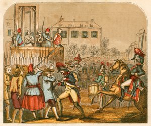 Henrettelse av Louis XVI av Frankrike av English School
