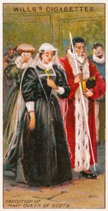 Henrettelse av Mary Queen of Scots av English School