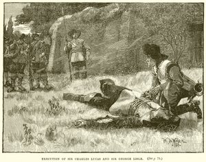 Henrettelse av Sir Charles Lucas og Sir George Lisle av English School