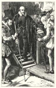 Henrettelse av Sir Walter Raleigh av English School
