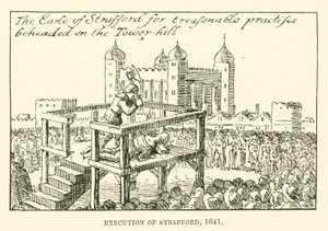 Henrettelse av Strafford av English School