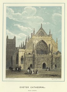 Exeter Cathedral, vestfronten av English School